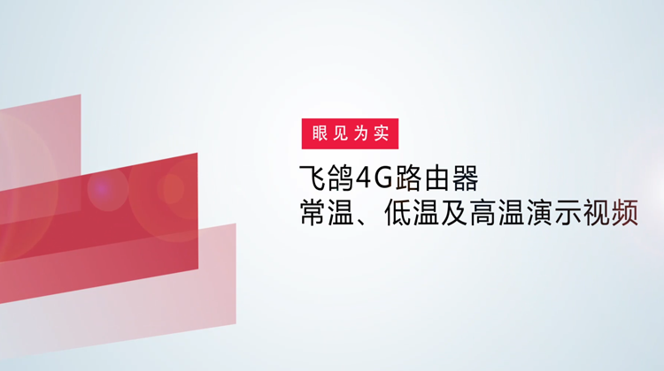尊龙时凯飞鸽4G路由器常温、低温及高温演示视频
